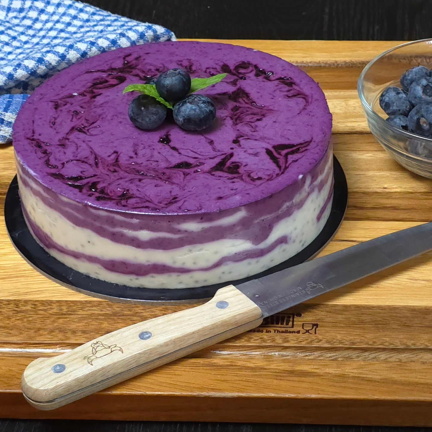 Blanc manje ( blueberry )